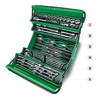 TOPTUL GCAZ0057 Tool Chest Set Satin Chrome (62PCS)