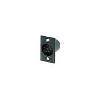 NEUTRIK NC6MP-B Receptacles 6P XLR ML GOLD/BLK