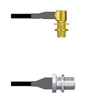 Amphenol Custom Cable Q-2P01U0003011i RF Cable Assemblies SMA-RJB/N-SJB G174 11I