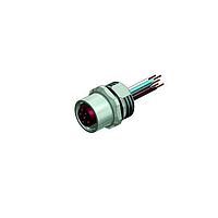 Amphenol CONEC 43-01077 M12 Female Socket F-SKT M12X1 W/WIRES FNT MNT HT PG9
