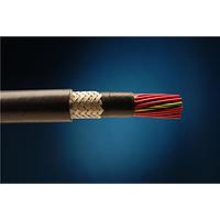 Alpha Wire 85025CY BK005 Automation and Process Control 20 AWG 25 Conductor 600V Braid PVC PVC, 100 ft Spool - Black