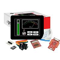 4D Systems SK-gen4-35DCT-CLB-AR Starter Kits Starter Kit for gen4-uLCD-35DCT-CLB-AR with 4D Arduino Adaptor Shield-II, 4D-UPA , 4GB Industrial microSD Card, 150 mm FFC Cable, 5-way female-to-female ribbon cable with male-to-male adaptor