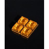 Ledil C19177_AMBER-2X2-WWW Multi-Lens 100 DEGREE WIDE BEAM