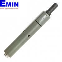 Technician handling an environmental measuring instrument during inspection