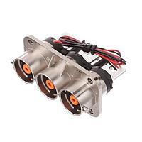 Amphenol Technical Products PL083X-301-10M8 Receptacles 10MM PLK 3C RCPT M8 BBAR X